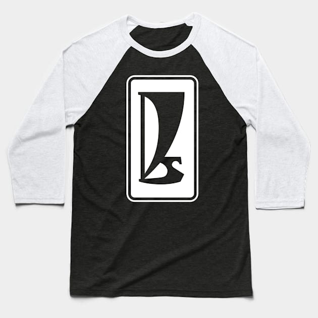 Lada Logo 1980s without lettering (white) Baseball T-Shirt by GetThatCar